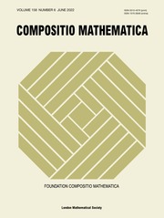Compositio Mathematica Volume 158 - Issue 6 -