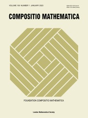 Compositio Mathematica Volume 159 - Issue 1 -
