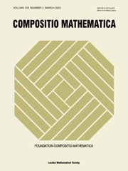 Compositio Mathematica Volume 159 - Issue 3 -