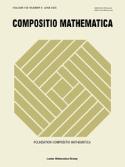 Compositio Mathematica Volume 159 - Issue 6 -