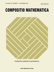 Compositio Mathematica Volume 160 - Issue 11 -