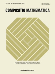Compositio Mathematica Volume 160 - Issue 5 -