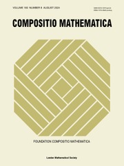 Compositio Mathematica Volume 160 - Issue 8 -