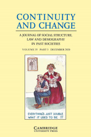 Continuity and Change Volume 35 - Issue 3 -