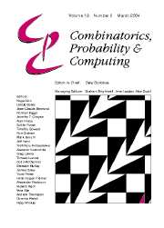 Combinatorics, Probability and Computing Volume 13 - Issue 2 -