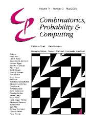 Combinatorics, Probability and Computing Volume 14 - Issue 3 -