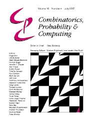 Combinatorics, Probability and Computing Volume 16 - Issue 4 -