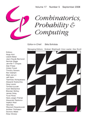 Combinatorics, Probability and Computing Volume 17 - Issue 5 -