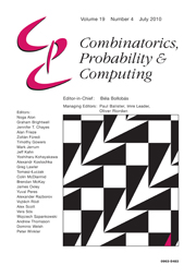 Combinatorics, Probability and Computing Volume 19 - Issue 4 -