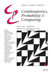 Combinatorics, Probability and Computing Volume 23 - Issue 2 -