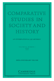 Comparative Studies in Society and History Volume 50 - Issue 2 -