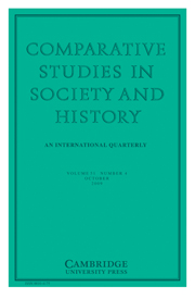 Comparative Studies in Society and History Volume 51 - Issue 4 -