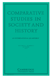 Comparative Studies in Society and History Volume 52 - Issue 4 -