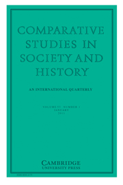 Comparative Studies in Society and History Volume 53 - Issue 1 -