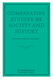 Comparative Studies in Society and History Volume 53 - Issue 4 -