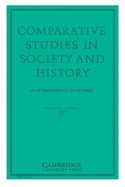 Comparative Studies in Society and History Volume 54 - Issue 2 -