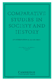 Comparative Studies in Society and History Volume 54 - Issue 4 -
