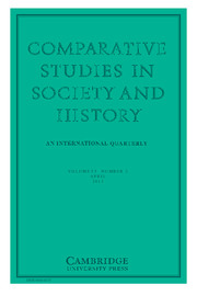 Comparative Studies in Society and History Volume 55 - Issue 2 -