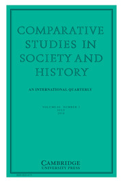 Comparative Studies in Society and History Volume 60 - Issue 3 -