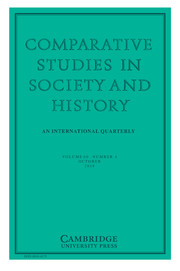 Comparative Studies in Society and History Volume 60 - Issue 4 -