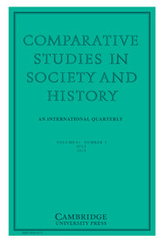 Comparative Studies in Society and History Volume 61 - Issue 3 -