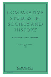 Comparative Studies in Society and History Volume 63 - Issue 2 -