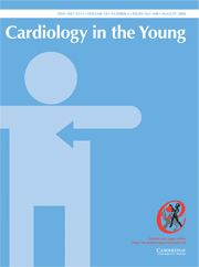 Cardiology in the Young Volume 18 - Issue 4 -