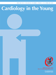Cardiology in the Young Volume 20 - Issue 1 -
