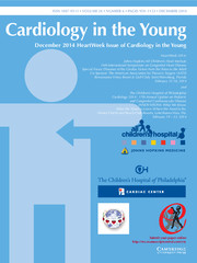 Cardiology in the Young Volume 24 - Issue 6 -  HeartWeek 2014