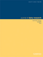 Journal of Dairy Research Volume 76 - Issue 2 -