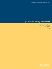 Journal of Dairy Research Volume 77 - Issue 4 -