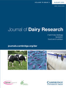 Journal of Dairy Research Volume 79 - Issue 3 -
