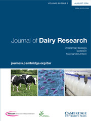 Journal of Dairy Research Volume 81 - Issue 3 -
