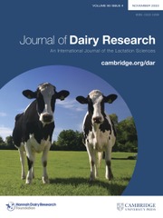 Journal of Dairy Research Volume 90 - Issue 4 -