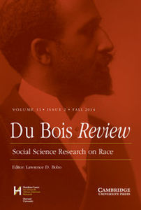 Du Bois Review: Social Science Research on Race Volume 11 - Issue 2 -
