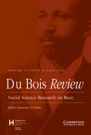 Du Bois Review: Social Science Research on Race Volume 17 - Issue 2 -