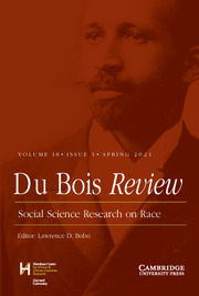 Du Bois Review: Social Science Research on Race Volume 18 - Issue 1 -