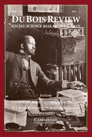 Du Bois Review: Social Science Research on Race Volume 9 - Issue 2 -