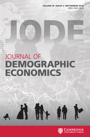 Journal of Demographic Economics Volume 81 - Issue 3 -