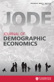 Journal of Demographic Economics Volume 83 - Issue 2 -