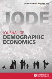 Journal of Demographic Economics Volume 83 - Issue 3 -
