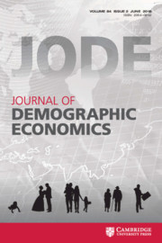 Journal of Demographic Economics Volume 84 - Issue 2 -