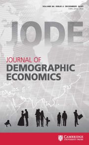Journal of Demographic Economics Volume 86 - Issue 4 -