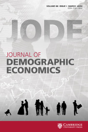 Journal of Demographic Economics Volume 88 - Issue 1 -