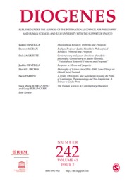 Diogenes Volume 61 - Issue 2 -  Trends and Debates in Contemporary Epistemology