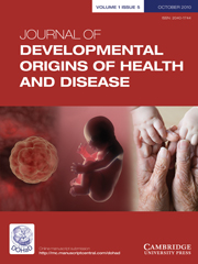 Journal of Developmental Origins of Health and Disease Volume 1 - Issue 5 -