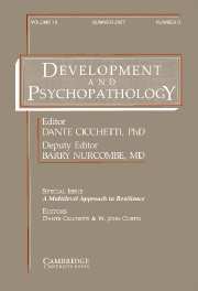 Development and Psychopathology Volume 19 - Issue 3 -