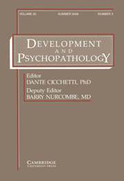 Development and Psychopathology Volume 20 - Issue 3 -