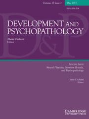 Development and Psychopathology Volume 27 - Issue 2 -  Neural Plasticity, Sensitive Periods, and Psychopathology