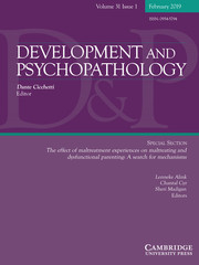 Development and Psychopathology Volume 31 - Special Issue1 -  The effect of maltreatment experiences on maltreating and dysfunctional parenting: A search for mechanisms
